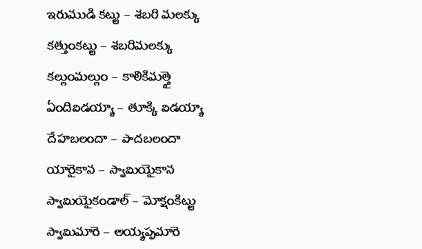 108 ayyappa saranam in telugu 108 ayyappa saranam in telugu